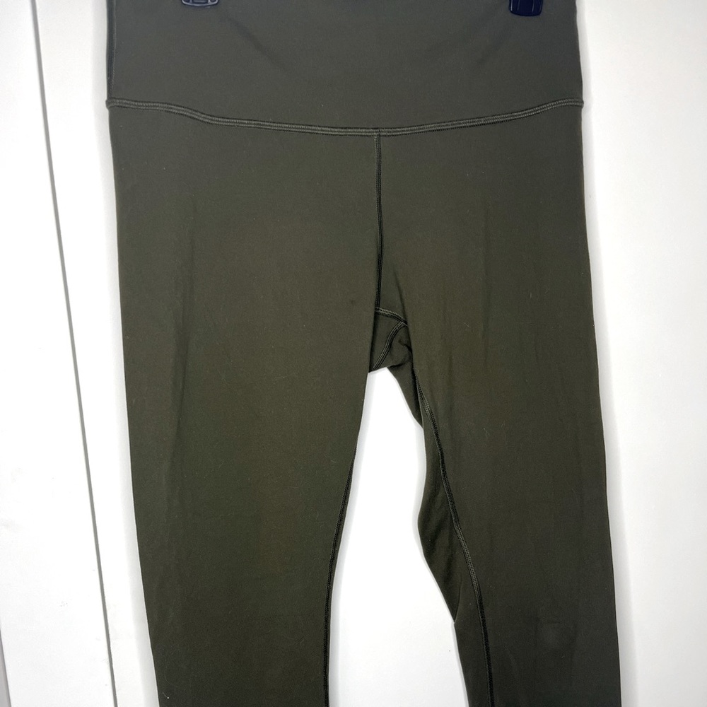 Lululemon size 10 olive green leggings